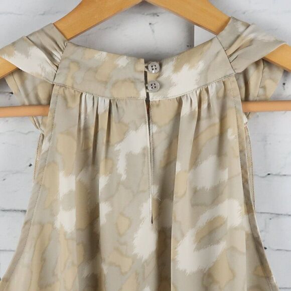 APT 9 TAN GREY & WHITE HIGH HALTER NECK SLEEVELESS TOP WITH SEQUIN DETAIL SIZE M - Picture 8 of 8